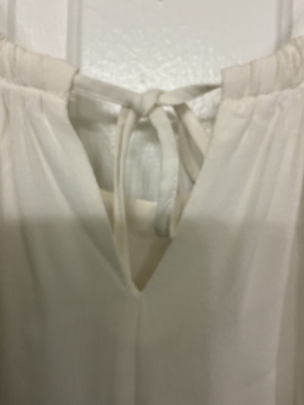 Miss Me Cream Embroidered Tie-Front Spaghetti Strap Tank - Picture 5 of 5